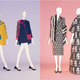 Camp can effectively combine high art and pop culture in a way that is not kitsch (which is simply awful). Left: Crayon-inspired “Rothola” dresses by Christian Francis Roth, 1990; Pop-Art stamped ensembles by Marc Jacobs, 2016.
